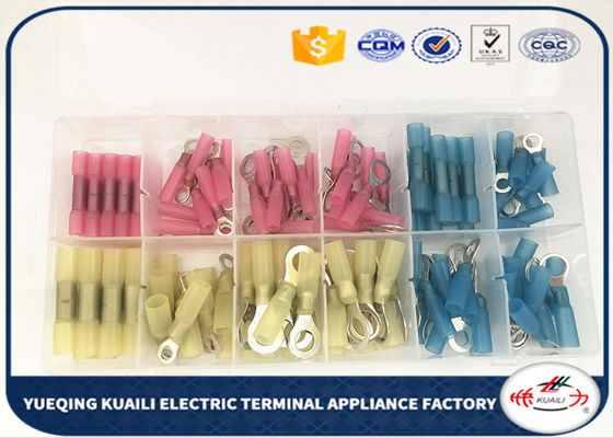 Custom Heat Shrink Wire Connectors Terminals Waterproof With Hot Melt Adhesive